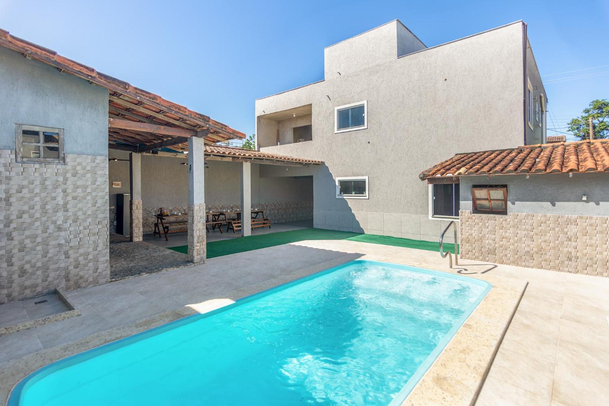 קאבו פריו Refugio Tropical Casa De Praia Com Piscina Aquecida E 4 Suites E Garagem 3 Carros, 800 Mtrs Da Praia Internet 700 Mbps, Condominio Privado Com Pista De Skate , Quadra De Futevolei , Campos E Quadras De Futebol! מראה חיצוני תמונה